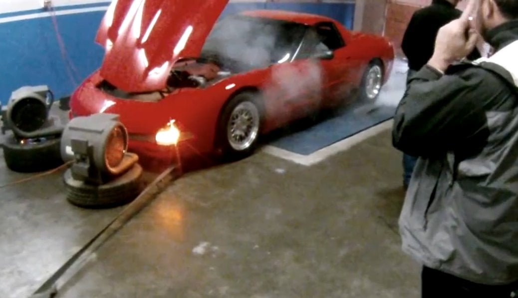 Video: Twin Turbo C5 Z06 Blows Up on the Dyno