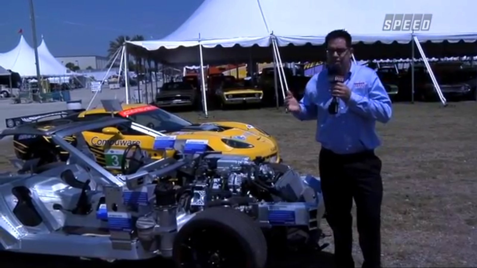 Video: Corvette ZR1 Full-Car Cutaway On Display at Barrett-Jackson