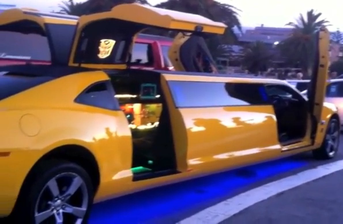 Video: "BumbleBee" 5th Gen Camaro Stretched Limo 
