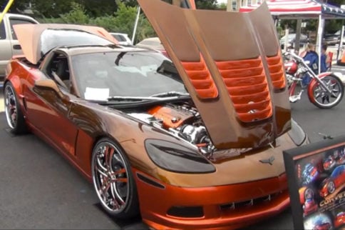 Orange And Brown: 820 Horsepower ProCharger Equipped C6 Corvette