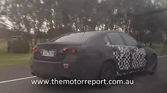 Video: 2013 Holden VF Commodore (AKA "Chevy SS") Spied!