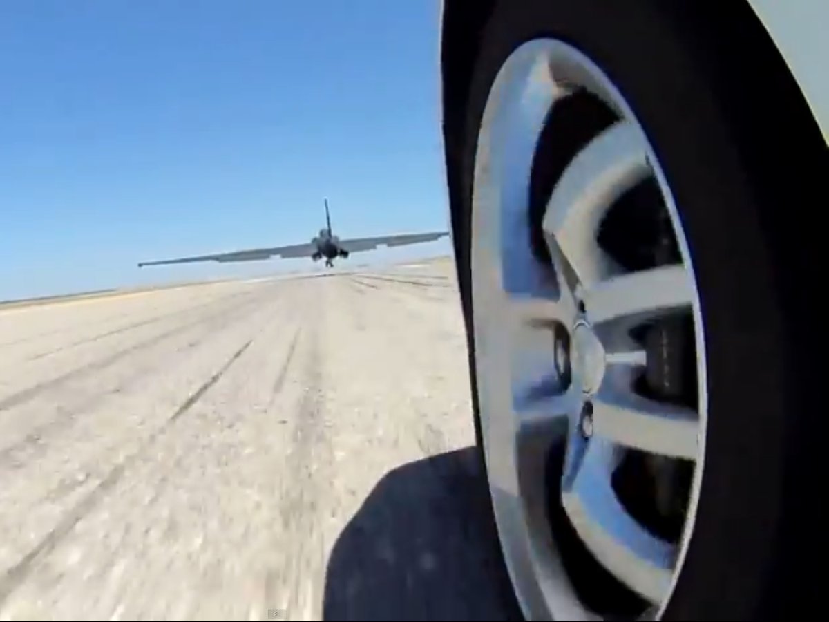Video: Chasing A U2 Spy Plane In A Chevy Camaro