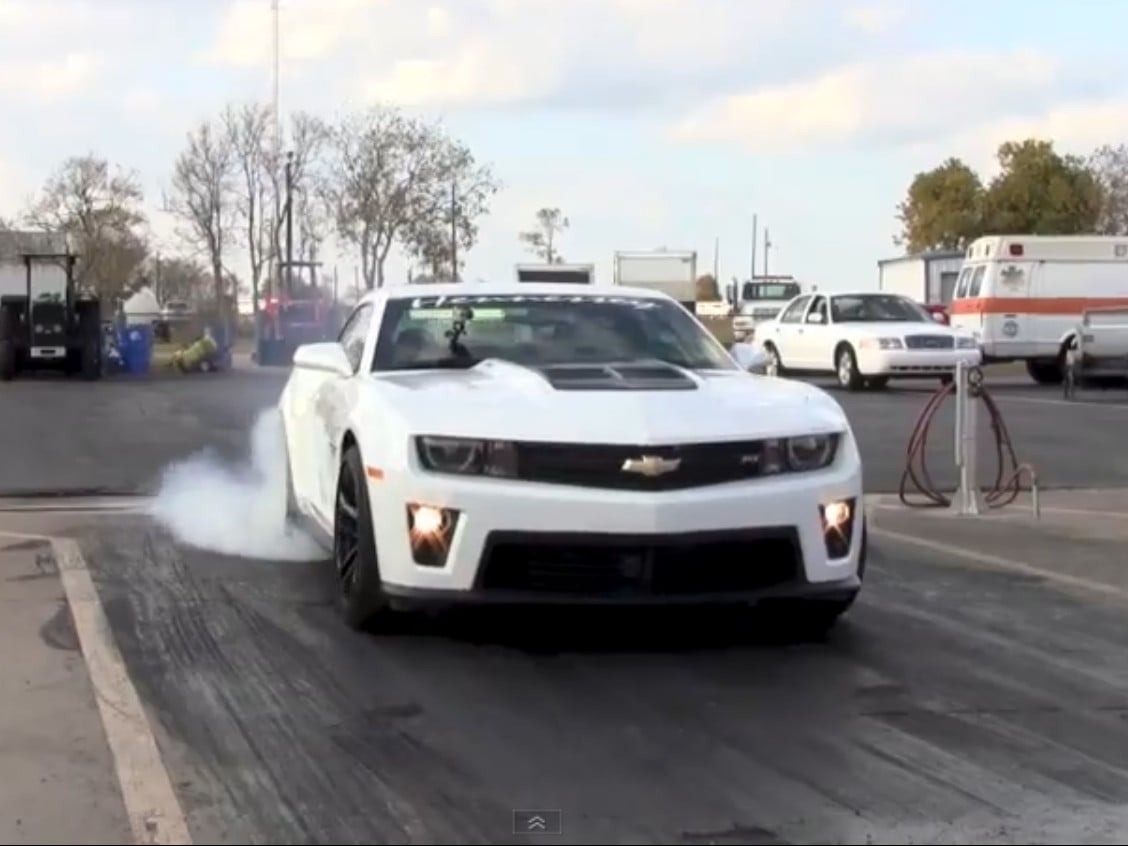 Video: Hennessey HPE700 Camaro ZL1 ¼ Mile Test