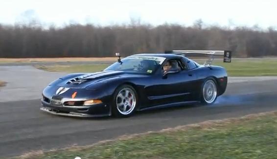 Video: Single Turbo 'Vette Incinerates Tires On Airstrip
