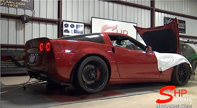 Video: C6 Corvette With E-Force Blower Puts Down 710 RWHP