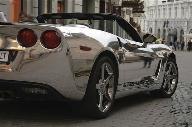 Is this Chromed Convertible the "Loudest" C6 Corvette Ever?