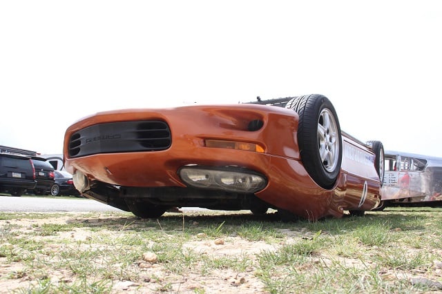 Video: This Upside-Down Camaro-Festiva Is Creative Hoonery