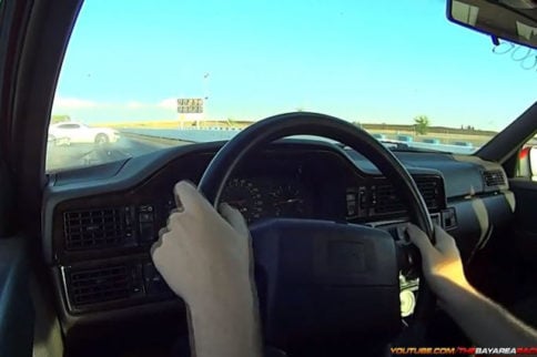 Video: Camaro ZL1 Driver Loses It At Drag Strip, Then Saves It   