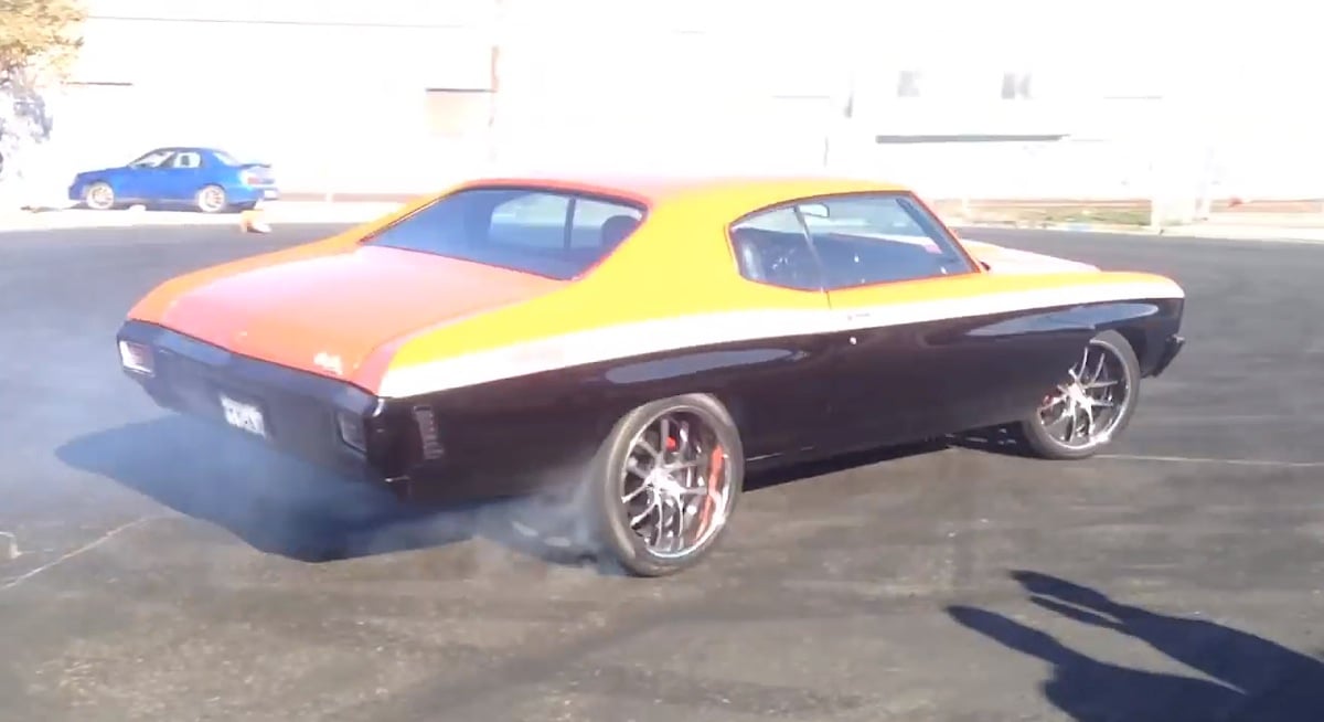 70 Chevelle Boils Tires For Fun