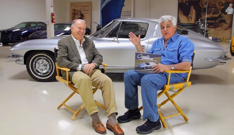 Jay Leno and Peter Brock Discuss Brock's New Corvette Book
