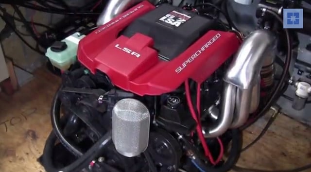 Video: 6.2L LSA Installed in a Crappy Old Boat