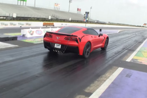 LMR's Twin-turbo C7 Blows Through The Quarter With A 10.2 @ 140 mph