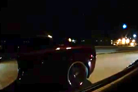Video: Corvette Slams Into Concrete Wall During Illegal Drag Race
