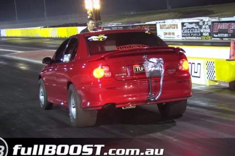 Video: Holden VX Commodore SS Runs in the Eights With Nitrous Oxide