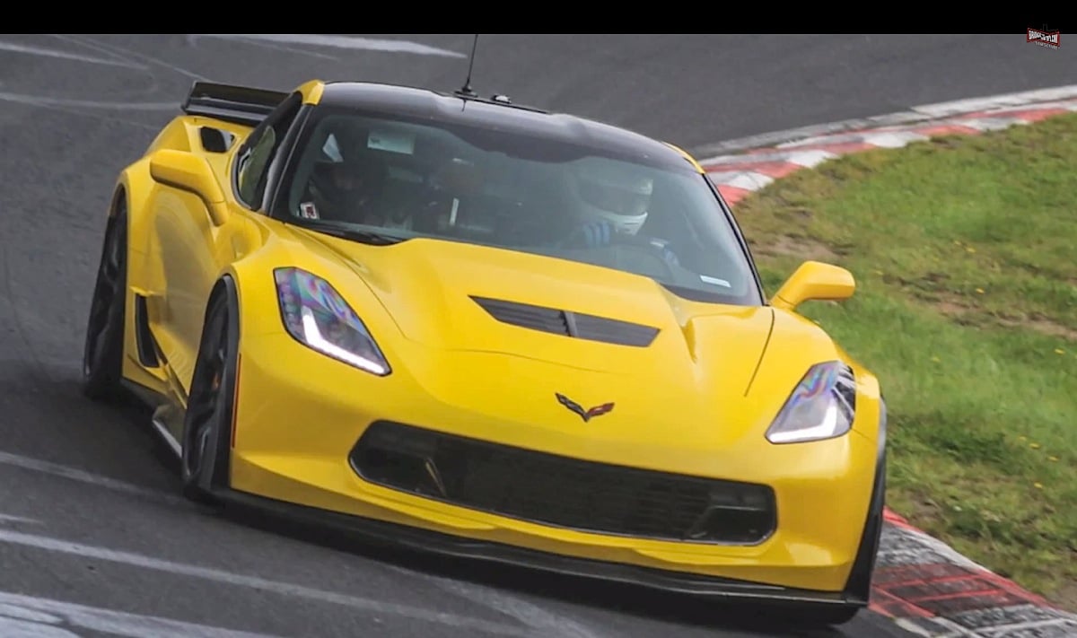 Video: Z06 Roars Down the Track While Testing at the Nurburgring