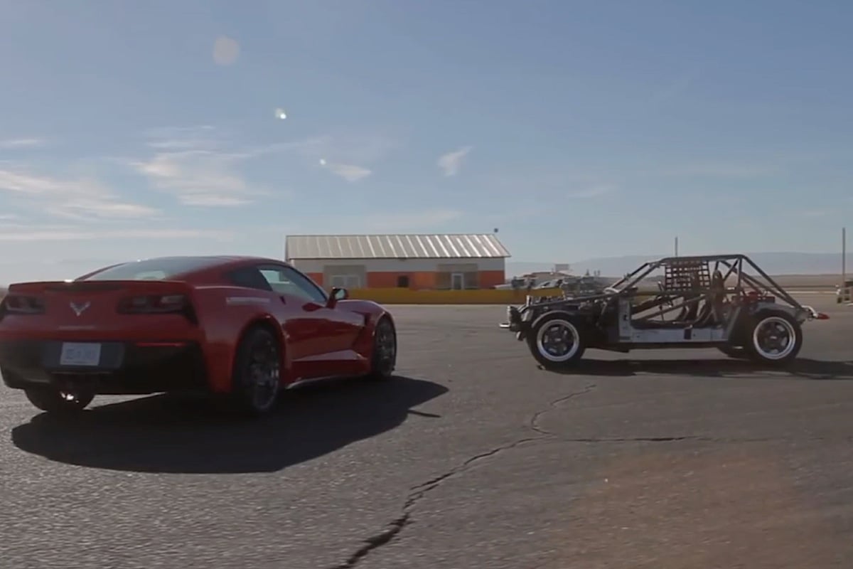 Video: C4 "Autocross Go-Kart" versus Lingenfelter C7