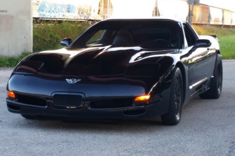 Single-Turbo Corvette Runs 8's, Driven To And From The Track