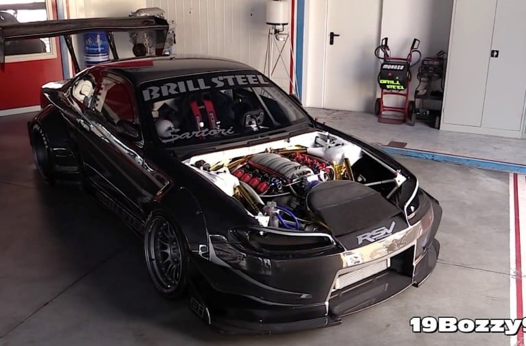Video: Carbon Fiber Wide Body LS3 Powered Nissan Silvia S14.5