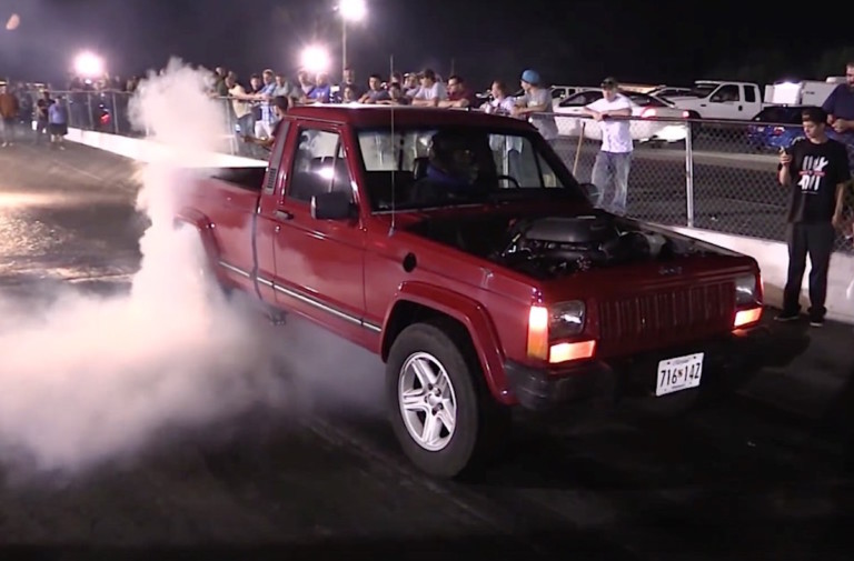 Video: 10 Second Turbocharged LS Swapped '89 Jeep Comanche