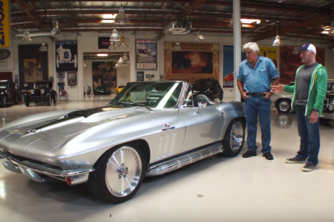 Video: Joe Rogan & His '65 Corvette Restomod Visit Jay Leno’s Garage