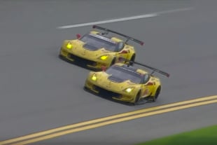 Corvette Racing Battles It Out Until The Checkered At The Rolex 24