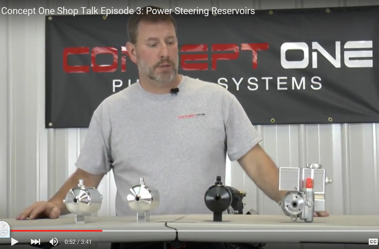 Video: Concept One Talks Power Steering Reservoirs