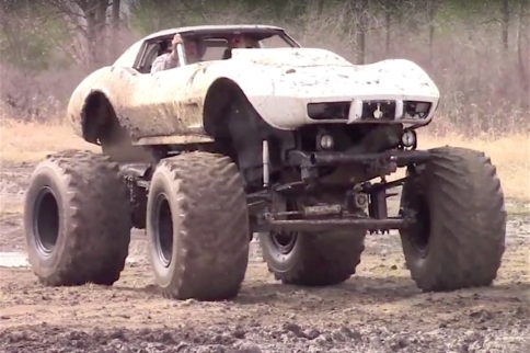 Video: Mud-bogging C3 Corvette Will Make Purists Cringe