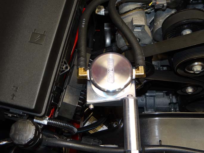 JLT silver billet oil separator catch can kit 2014-19 Corvette C7 6.2 LT1 V8