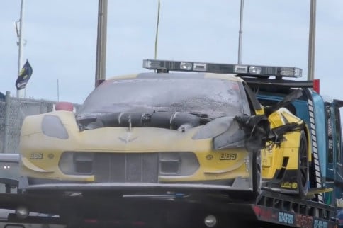 Corvette C7.R Fire At Daytona Won't Cause Rolex 24 Setback
