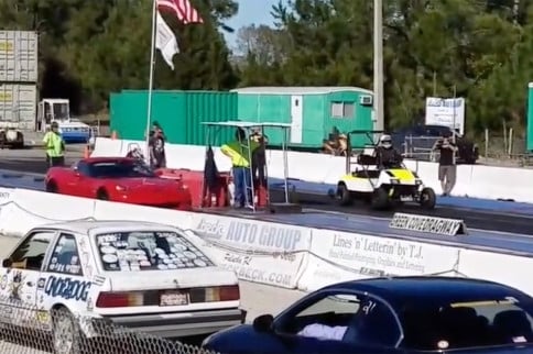 ProCharger Corvette vs Golf Cart Grudge Race: Who Will Win?