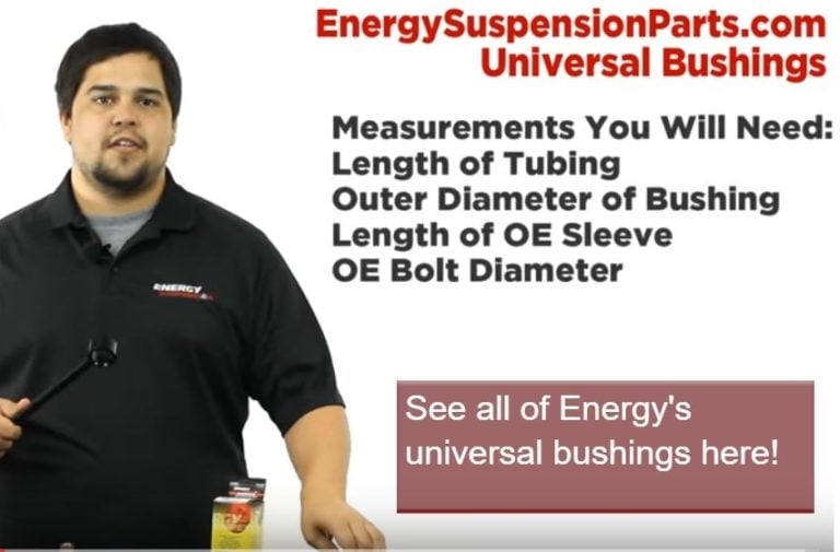 Video: Energy Suspension Universal Bushings - How To Measure