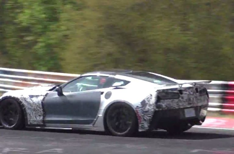 Video: C7 ZR1 With Little Baby Wing Rips Up The 'Ring