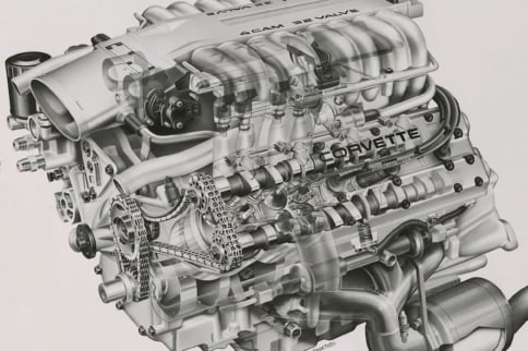 A Look At The C4 ZR-1's Jewel-Like, All-Aluminum DOHC LT5 Engine