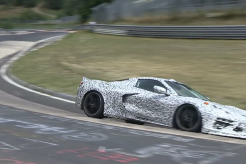 Video: Mid-Engined Corvette Spied Testing At The Nürburgring!