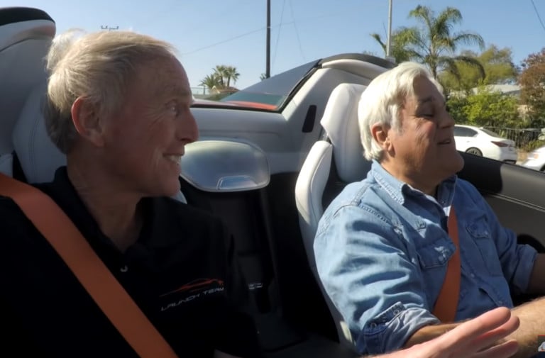 Tadge Juechter Brings C8 Convertible To Jay Leno’s Garage