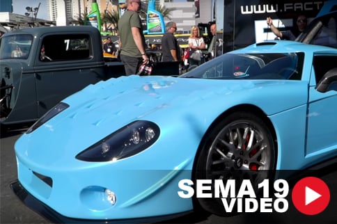 SEMA 2019: Twin-Turbo LS9 Factory Five GTM Makes Over 1,000 HP