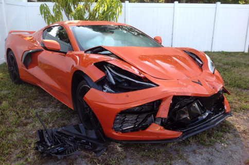 2020 C8 Corvette Z51 Wrecked Within Hours Of Delivery