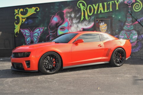 Supercharged Inferno Orange Camaro Has SSX Appeal
